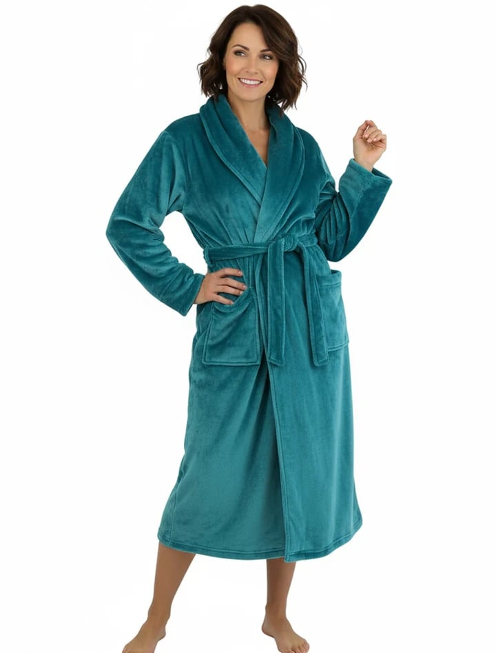 Plush Fleece Long Robe