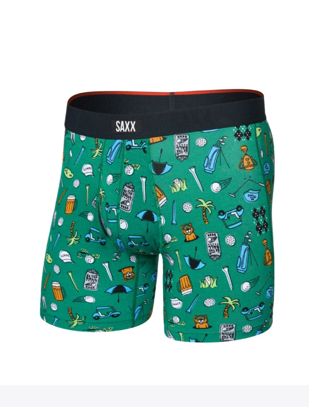 Vibe Xtra Soft Comfort Boxer Brief in Fairway Bits