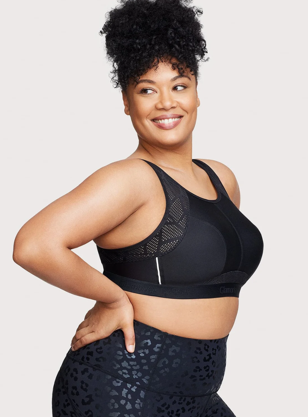 No-Sweat Mesh Sports Bra