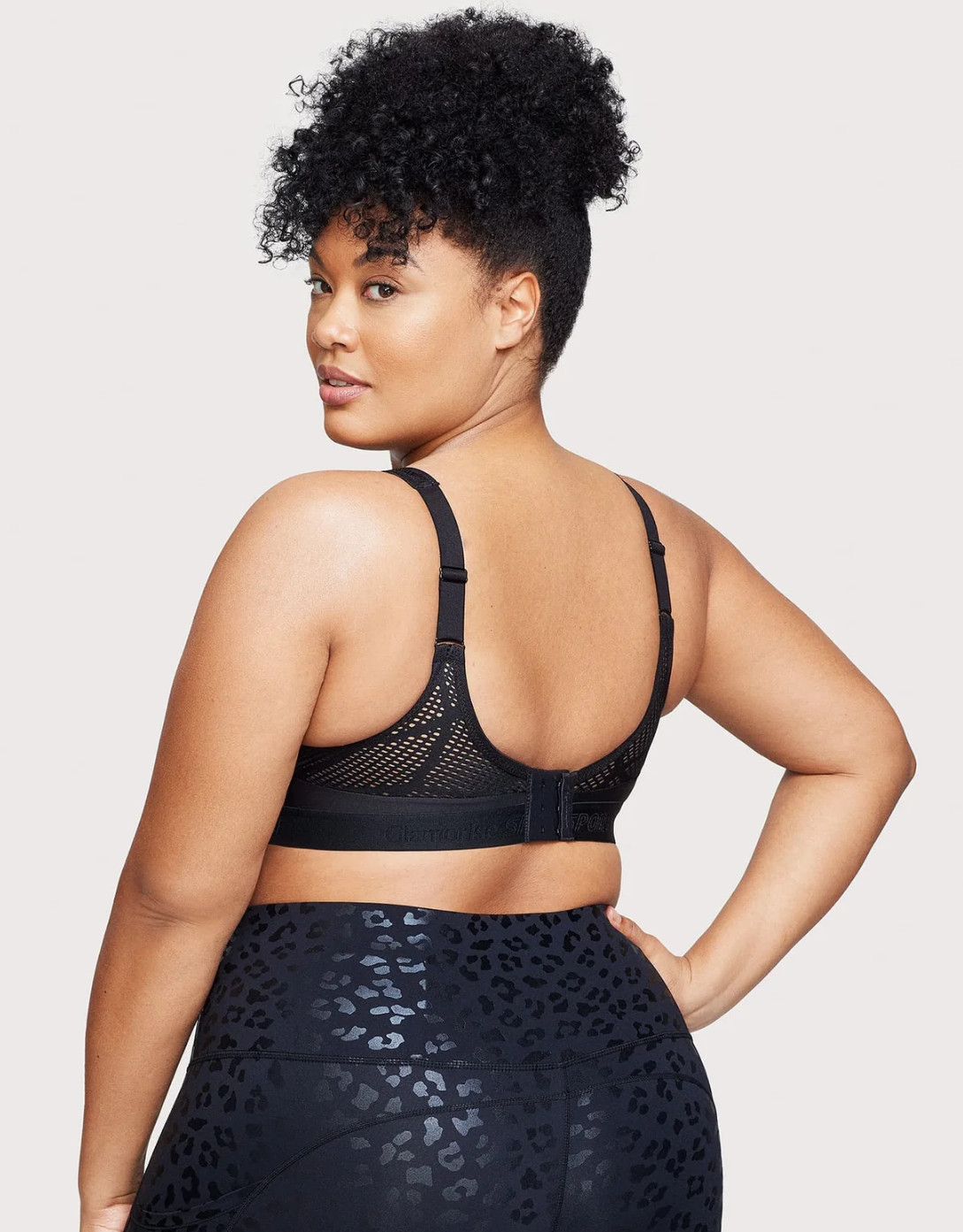 No-Sweat Mesh Sports Bra