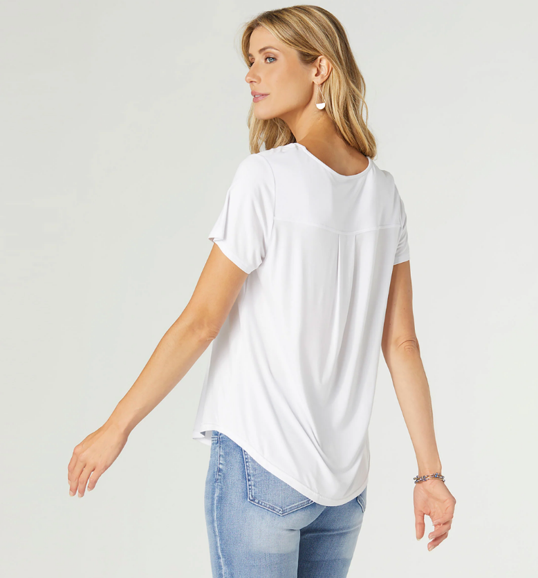 Erin Pleat Back Tee