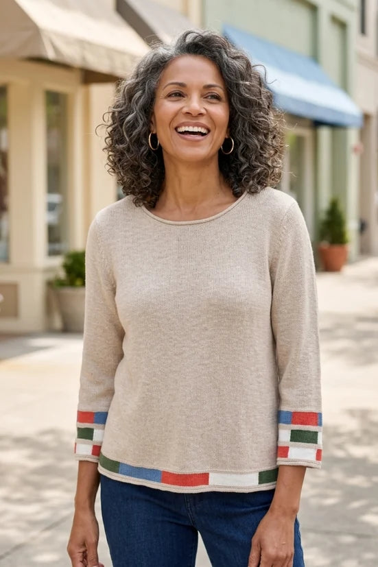 Sand & Sea Cotton Pullover