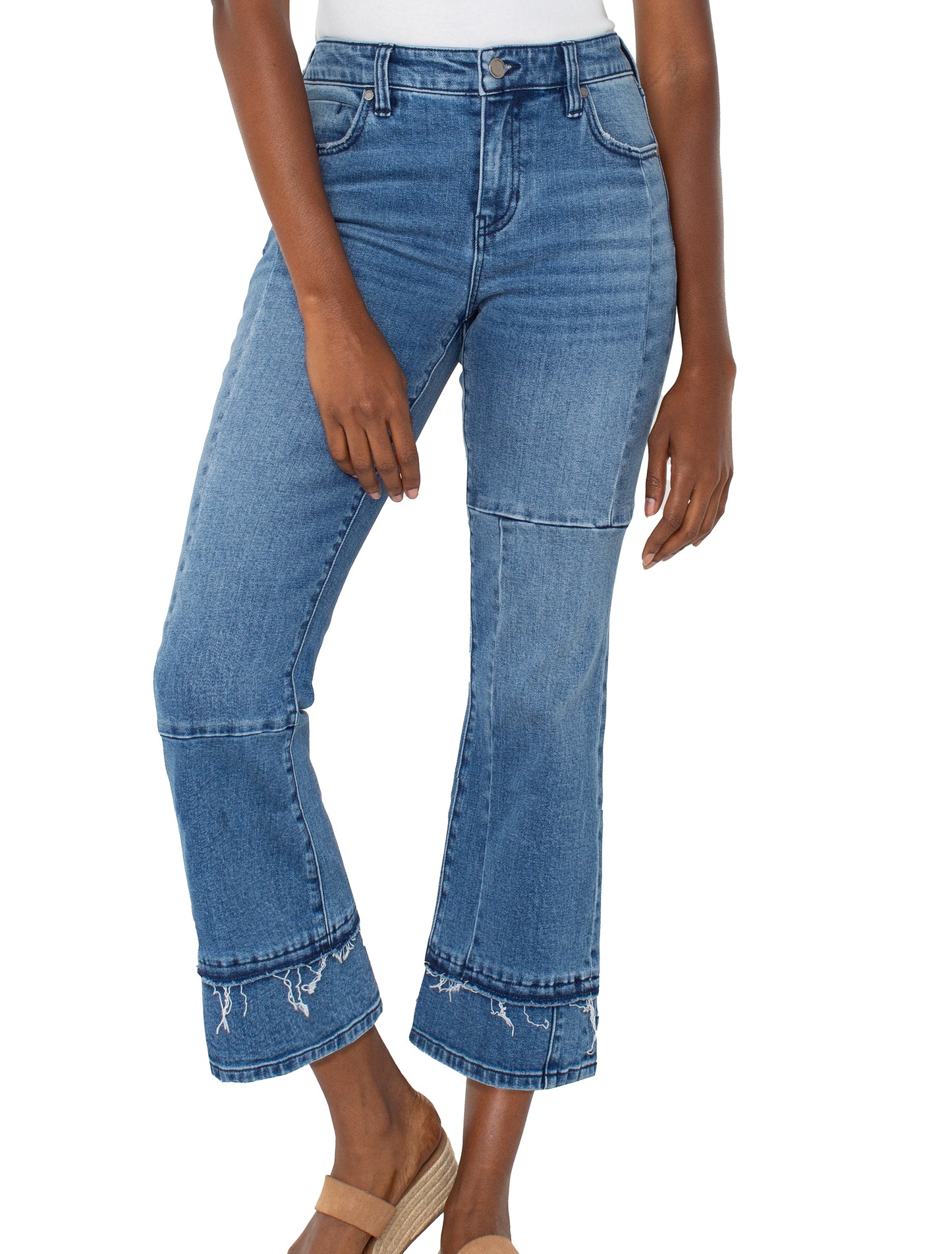 Hannah Crop Flare Jeans