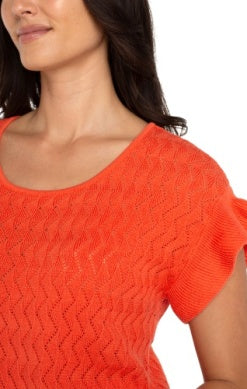 Flutter Sleeve Dolman Sweater