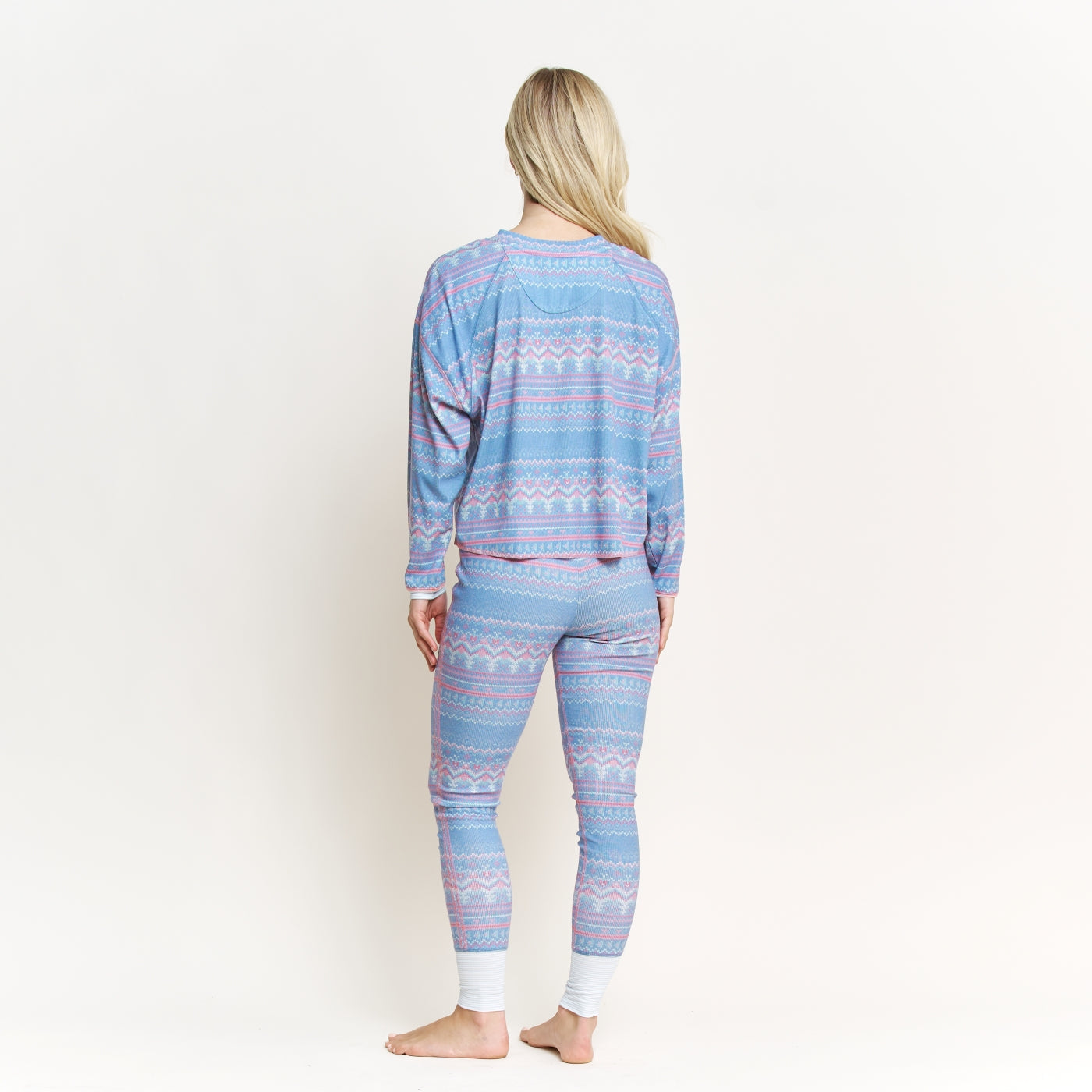 Back in Bed Long Henley Set