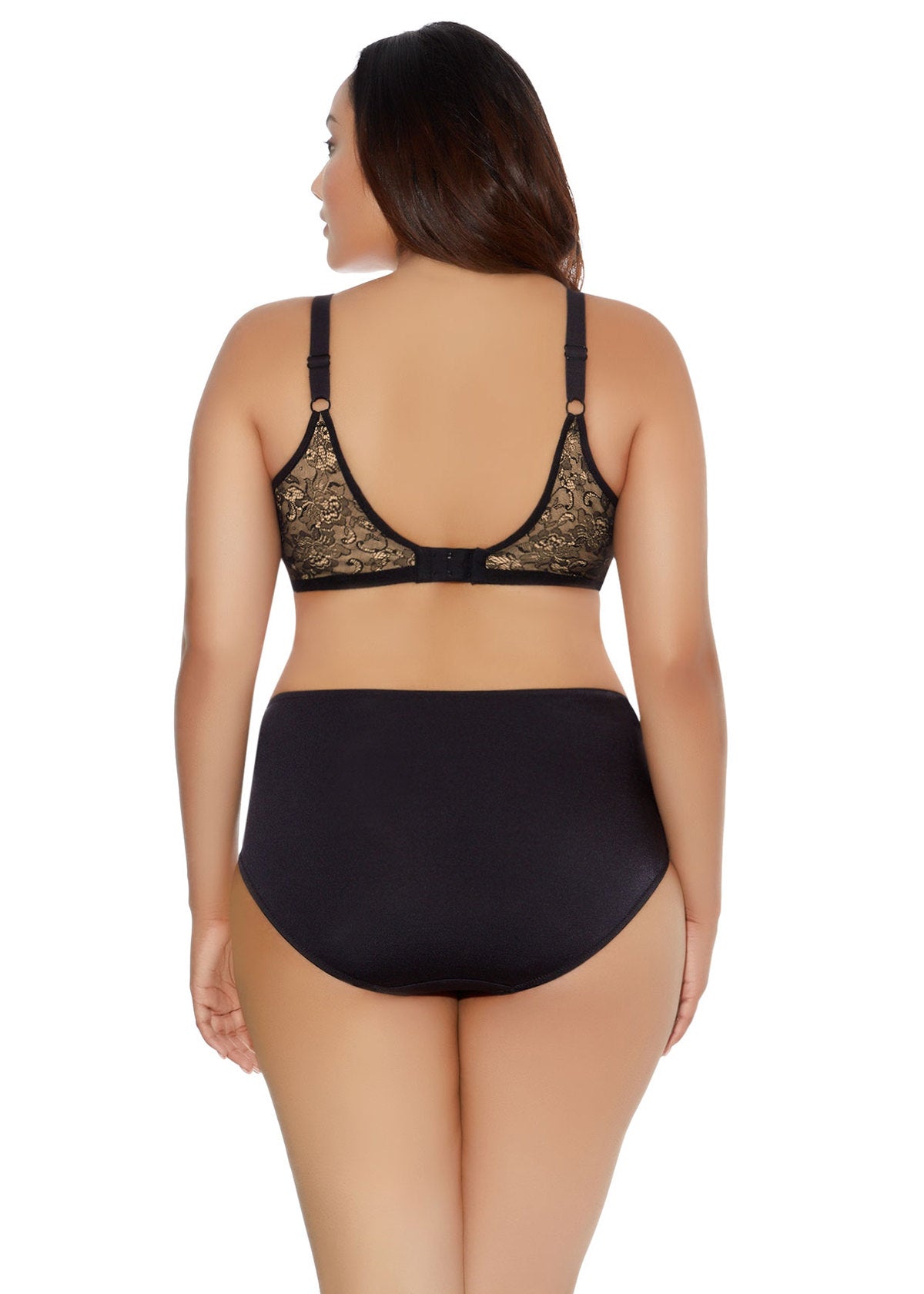 Yvette Banded Bra in Black