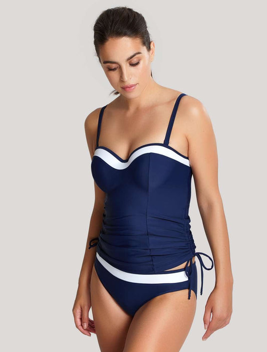 Panache Anya Cruise Navy White Bandeau Tankini SW1091