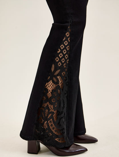 Jaqueline Ultra Flare Mid-Rise Jeans