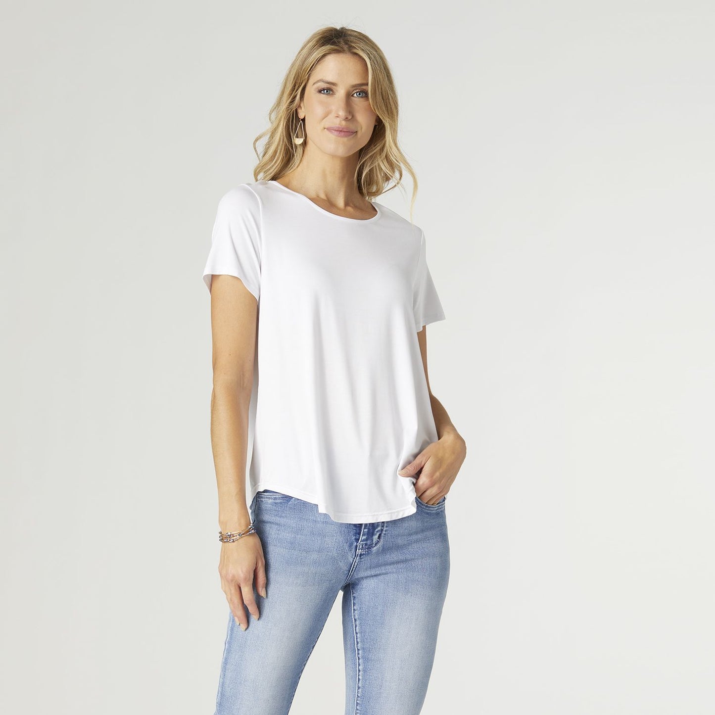 Erin Pleat Back Tee