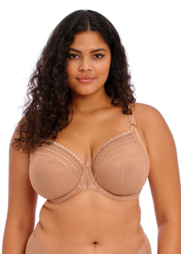 Matilda Plunge Underwire Bra in Cafe Au Lait