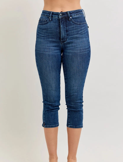 High Waisted Tummy Control Capris
