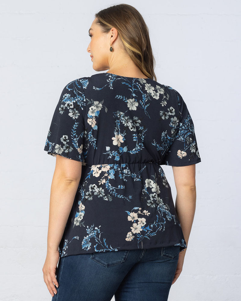 Abby Twist Front Top - Plus Size
