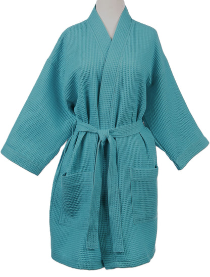 Waffle Weave Short Robe