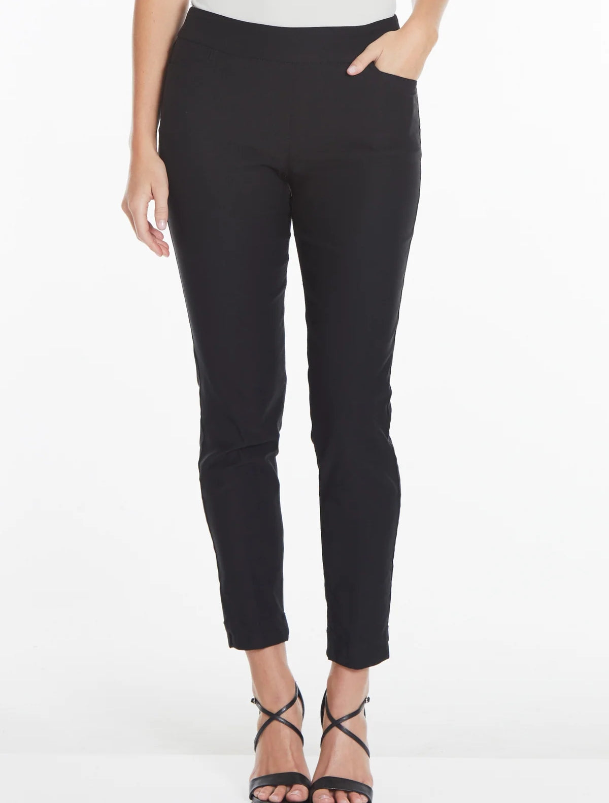 Pull-On Ankle Pant w/ Front & Back Pockets