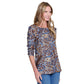 Leopard Zip Pocket Top