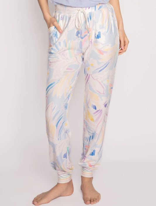 Painterly Perfect Banded Pants