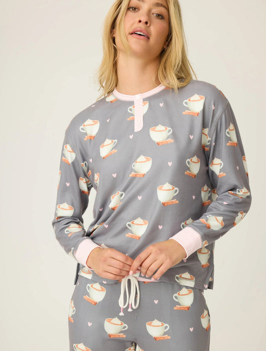 Love You A Latte Long Sleeve Top