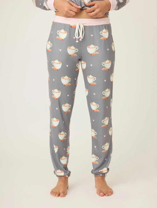 Love You A Latte Jogger Pants
