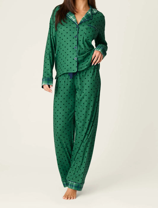 Plaid About You Polka Dots & Plaid PJ Set