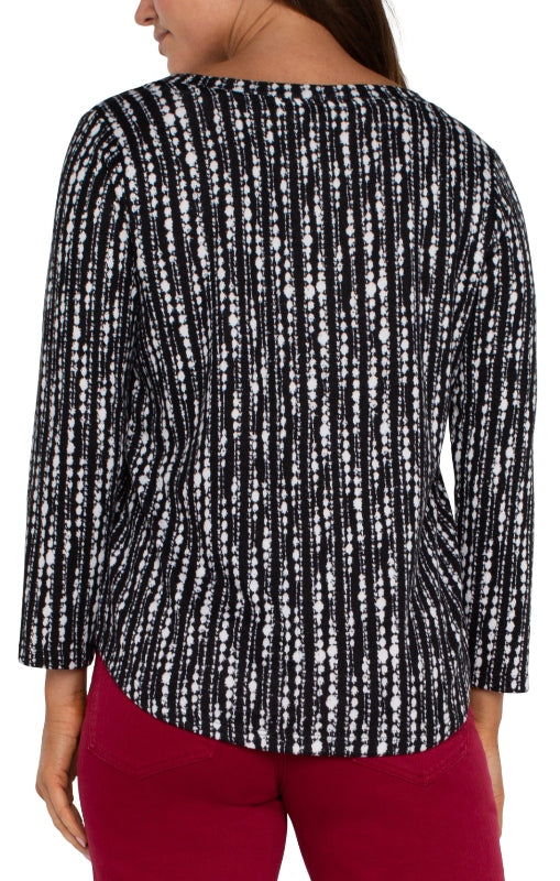 3/4 Sleeve Knit Top