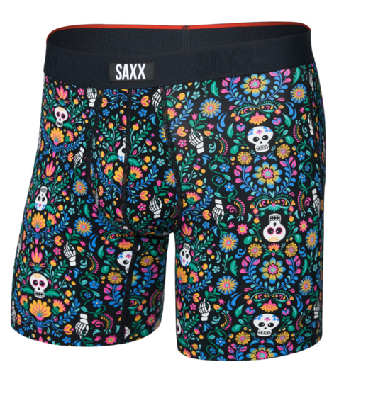 Vibe Xtra Soft Comfort Boxer Brief in Skull Garden