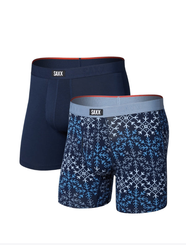Vibe Xtra Soft Comfort Boxer Brief Fly - 2 Pack