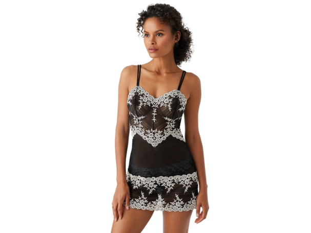 Embrace Lace Chemise in Black