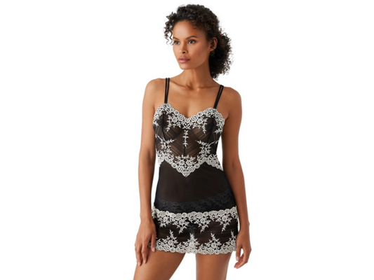 Embrace Lace Chemise in Black