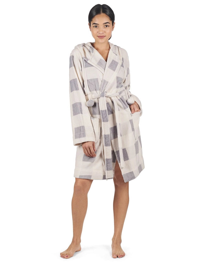 Plaid Plush Robe