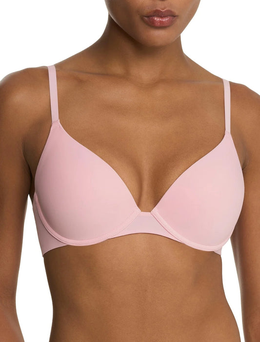 Minimal Convertible Push-Up Bra in Perfect Pink