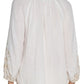 Long sleeve Embroidered Woven Top