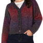Raglan Button Front Cardigan Sweater