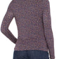Long Sleeve Mock Neck Knit Top w/ Shirring