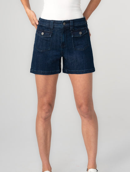 Vintage Short with Front Flap Pockets