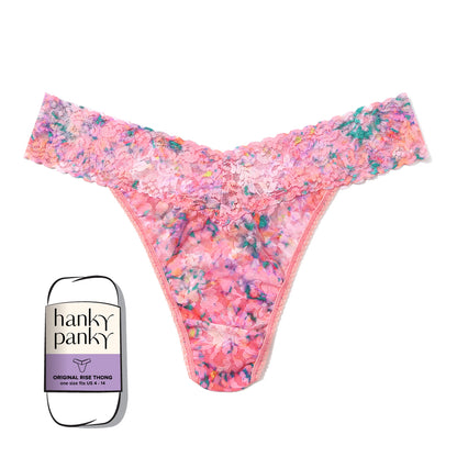 Signature Original Rise Thong - Print