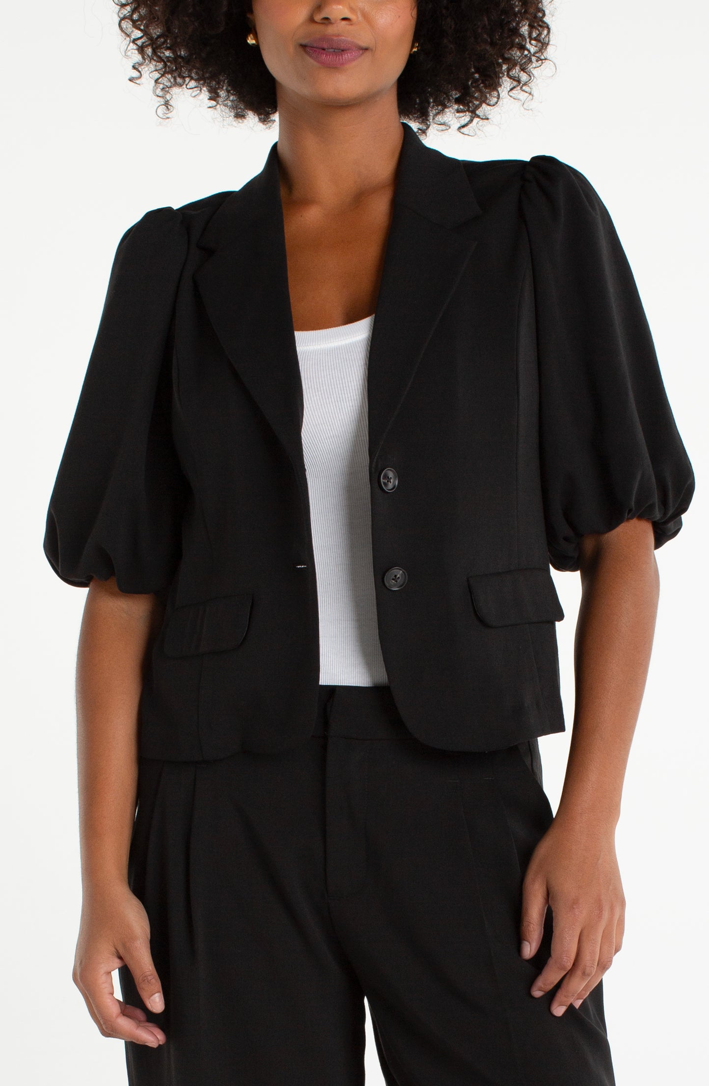 Balloon Sleeve Blazer