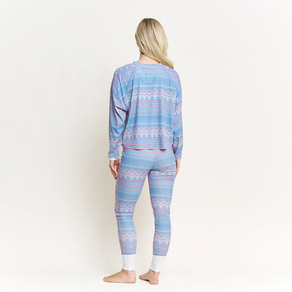 Back in Bed Long Henley Set