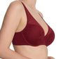 Pretty Smooth Full Fit Contour Underwire Bra in Dark Red