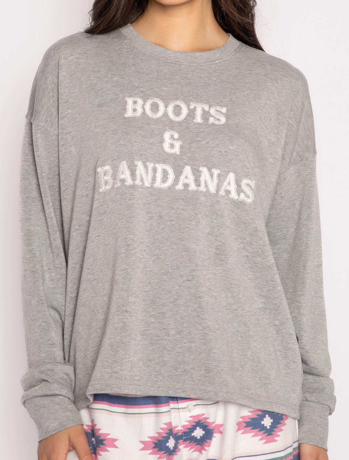 Boots and Bandanas Long Sleeve Top
