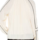Long Sleeve Woven Raglan Blouse