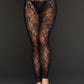 Lace with Trim Footless Tights