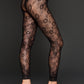 Lace with Trim Footless Tights
