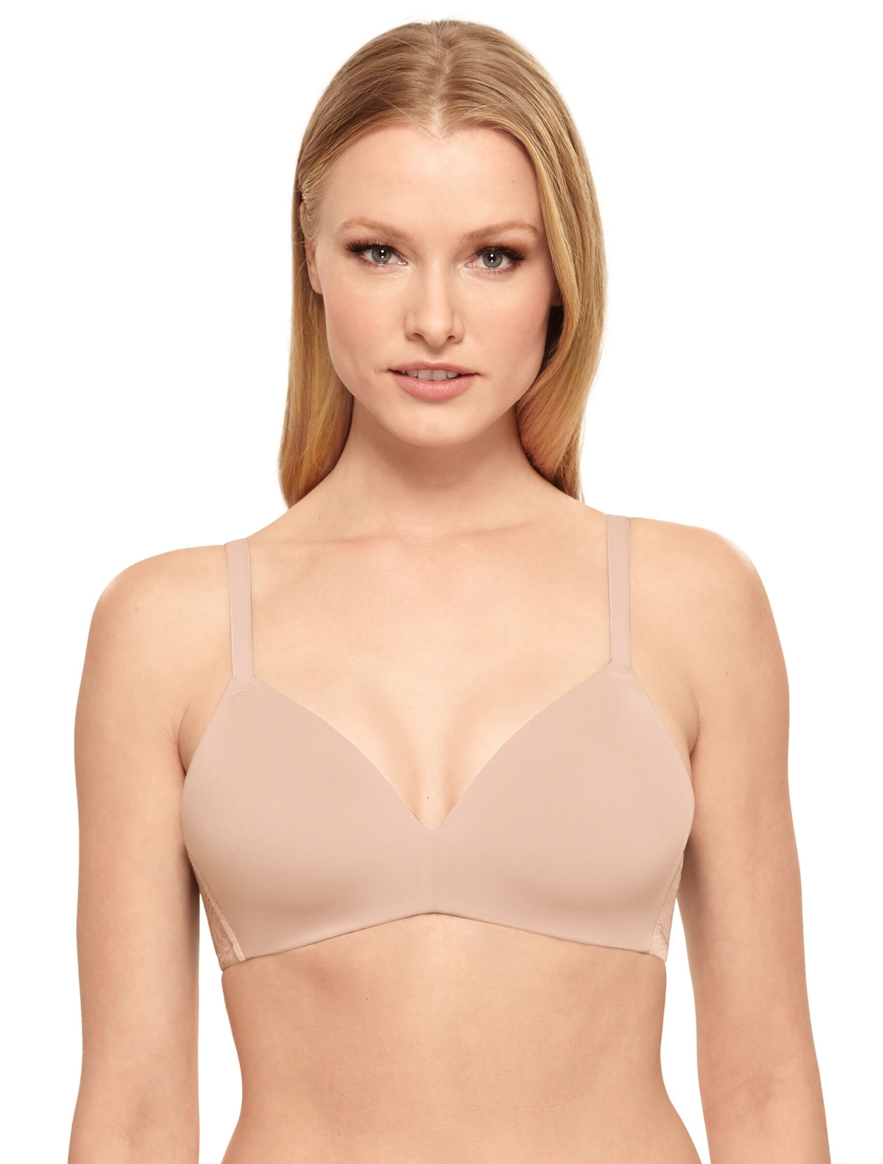 future foundations 952253 nonwired bra in light nude light blush bra smooth cup