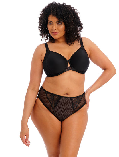Elomi Charley Bandless Spacer Fabric Underwire T-Shirt Bra EL4383 Black