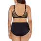Yvette Banded Bra in Black