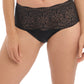 Lace ease black invisible stretch full brief underwear panties FL2330
