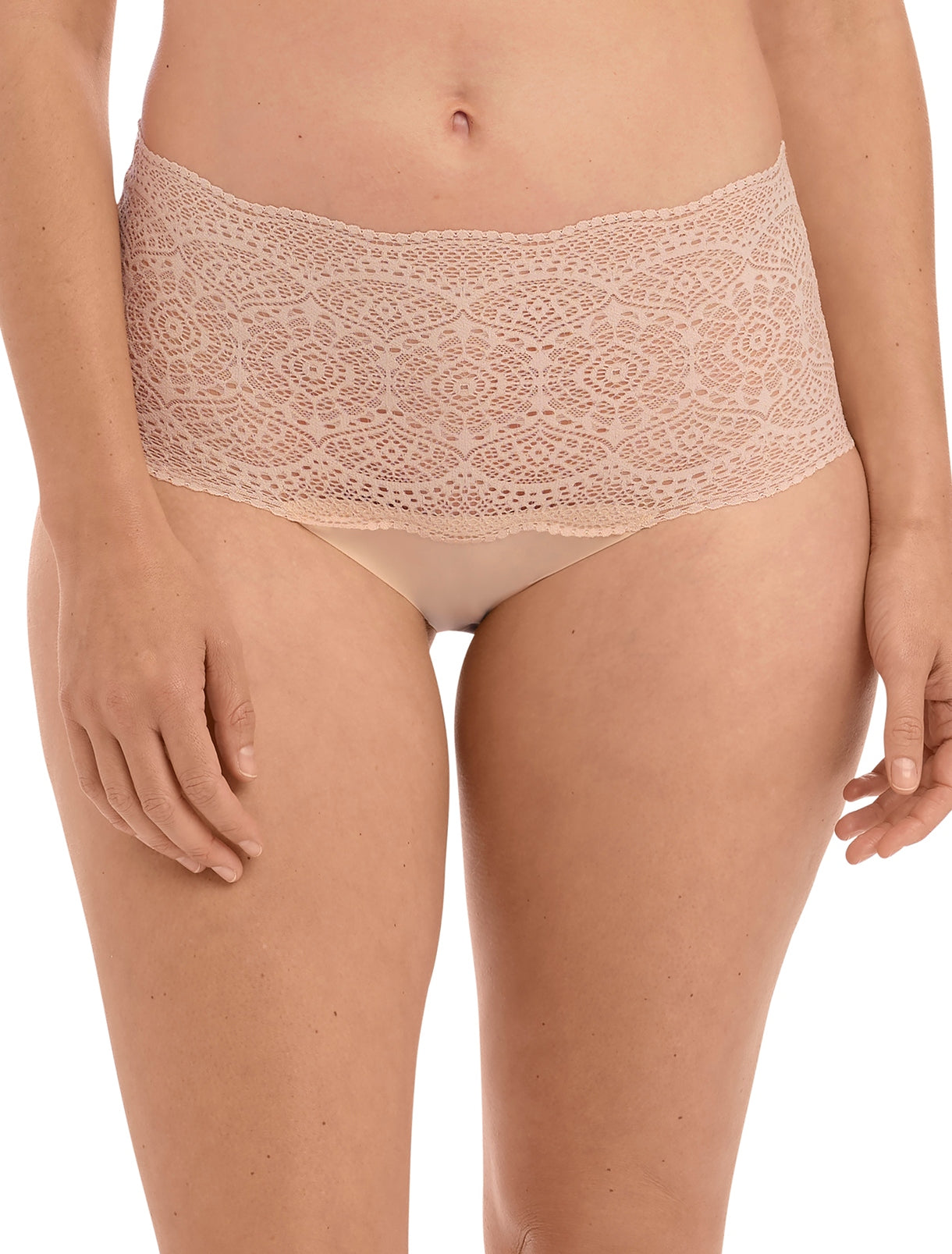 FL2330 Fantasie lace ease natural beige invisible stretch full brief panties and underwear