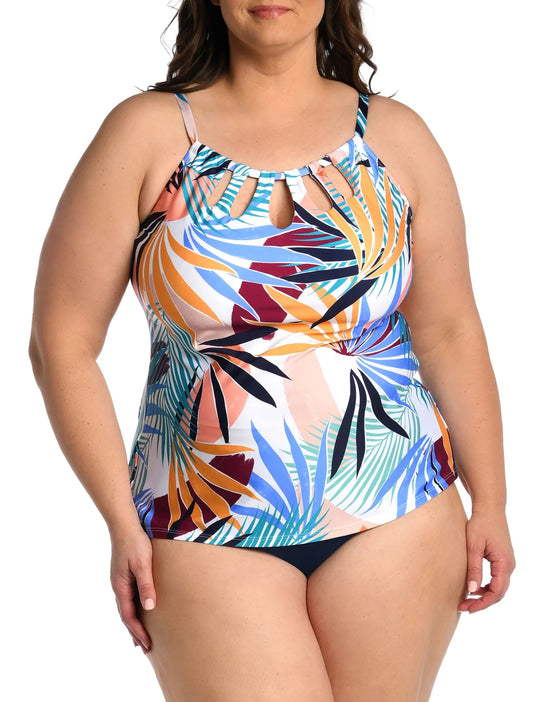 Tropics Cutout Tankini