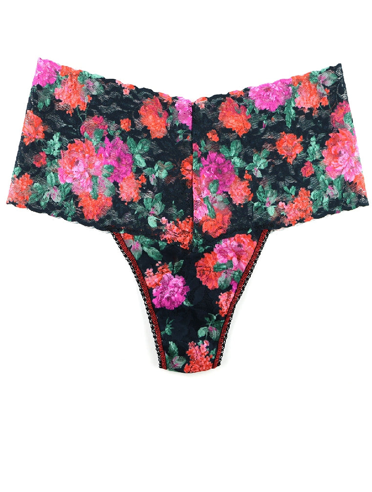 HankyPanky Printed Retro Lace Thong